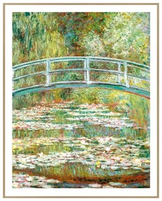 Tablou 40x50 cm Monet: Japanese Footbridge – knor
