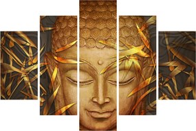 Tablou - Buddha de aur (150x105 cm)