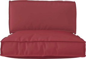 vidaXL Set de perne pentru palet 2 pcs Roșu Vin Material Oxford
