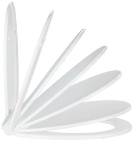 WENKO 21901100-WC Capac WC KOS 44x37 cm alb/argintiu