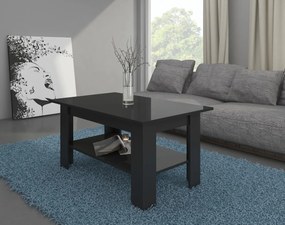 Masă de cafea Emmy (negru + Negru lucios). 780062