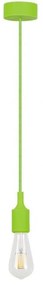 Lustra, Pendul design Industrial Style, finisaj verde, diametru 8cm, Roxy 1415 RX