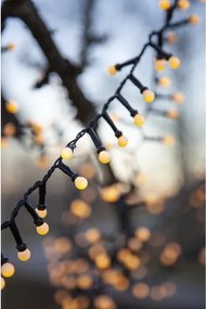 Eglo - Instalație luminoasă de exterior cu LED pentru Crăciun BERRY MINI, 700 de LED-uri, 8 funcții, 19 m, IP44, alb cald