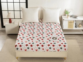 Cearsaf din microfibra COLORFUL STARS colorat 180x200 cm