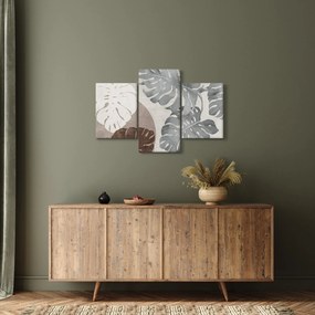 Tablou - Design cu frunze (90x60 cm)