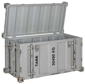 Cufar metalic, gri, in stil industrial, Cargo
