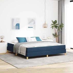 vidaXL Pat cu arcuri Taupe, Maro 180 x 200 cm