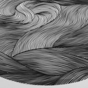 Suport pentru farfurii din plastic ø 38 cm Celeste – douceur d'intérieur