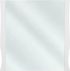 Oglinda baie 80x80 cm cu rama Comad Elisabeth alb