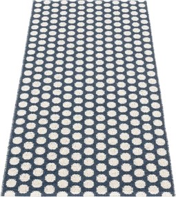 Covor tip traversă pentru interior și exterior albastru închis 70x150 cm Noa Dark Blue – Pappelina