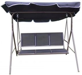 Balansoar de grădină COMFORT, negru