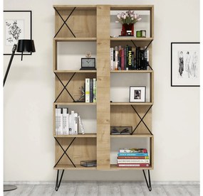 Set mobilier pentru birou Likime 1 (stejar + negru) . 1095023