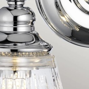 Quintiesse QN-KEYNES2-BATH-LED Lampă de perete pentru baie KEYNES 2xG9/3W/230V IP44 crom lucios