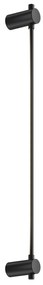 Aplica de perete LED design liniar Rotta negru 90,5cm