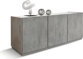 COMODA BLAT STATUARIO - GRI CIMENT