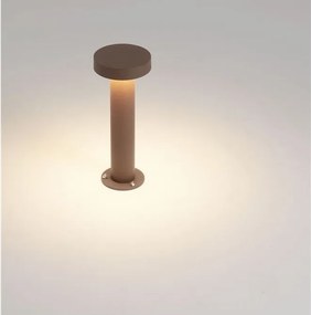 Stalp exterior IP65 LED 3000K GONG corten H-30cm