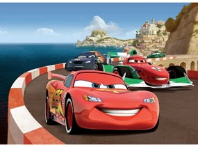Tapet foto pentru copii Cars, 156 x 112 cm