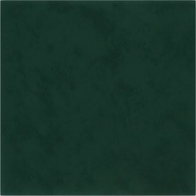 vidaXL Tăblie de Pat pentru Perete 12 pcs Verde închis 30 x 30 cm