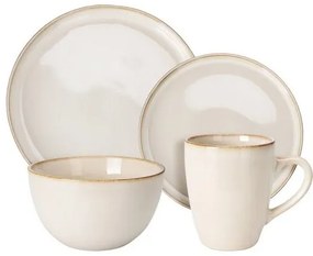 Set de masă din 16 piese Malmö, gresie ceramică