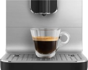 Espressor automat SMEG Collezione BCC11BLMEU, 1350 W, 19 bar, 1,4 l, 8 functii, Rasnita incorporata, Negru