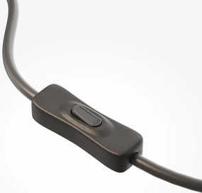 Veioza LED cu sticla canelata Scala bronz