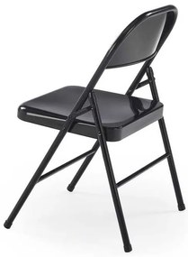 Scaun pliabil Acton, negru