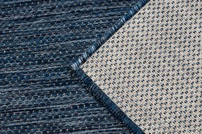 Covor SISAL SION A5165A Melanj țesute plate albastru inchis