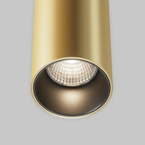 Pendul LED iluminat design tehnic Efir D-7,5cm 15W auriu
