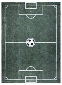 BAMBINO 2138 covor lavabil Teren, fotbal pentru copii anti-alunecare - verde