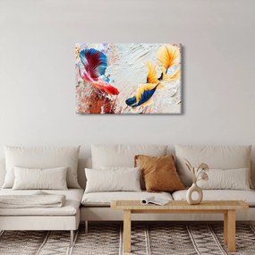Tablou - Pești războinci (90x60 cm)