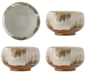 Boluri mici 4 buc. din gresie 400 ml Jade – Bloomingville