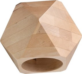 Aplică de perete în culoare naturală din lemn masiv Vige – Sollux