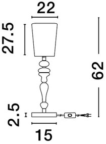 Veioza, Lampa de masa design modern KALLISTO