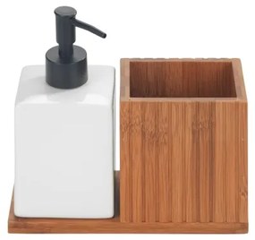 WENKO 54944100 - Dozator de săpun MERA 18,5x17 cm maro