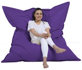 Fotoliu puf pentru grădină Giant Cushion 140x180 - Purple