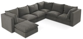 Colțar gri închis (cu colț pe partea dreaptă/în formă de "U") Manao – Makamii