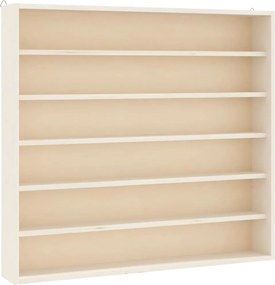 vidaXL Vitrina de colecție din lemn cu 6 rafturi 60x8,5x55 cm
