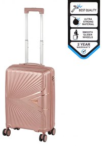 TraveLux Endure valiză de cabină cu hard top 55x40x20 cm aur roz
