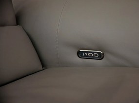 Coltar LUX design italian modular cu functia relax Cowhide gri inchis