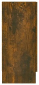 Servanta, stejar fumuriu, 120x30,5x70 cm, lemn prelucrat 1, Stejar afumat, Lemn compozit