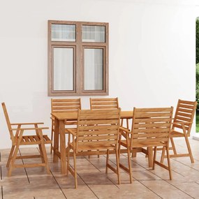 Set mobilier de gradina, 7 piese, lemn masiv de acacia 7