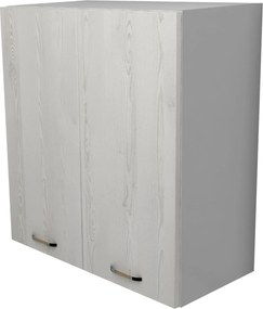 Corp Superior Lecce, 2 Usi, Pin Alb/Alb, 60 x 30 x 65 cm