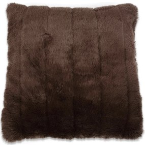 Husa decorativa pentru perna FAUX FUR 50x50 cm, maro