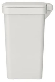 Coș cu pedală Brabantia StepUp 1008476, 10 L, Materiale ecologice, Deschidere mare, Gri deschis