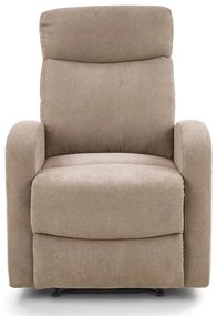 Fotoliu recliner Houston 103479x75x95cm, 30 kg, Beige, Tapiterie