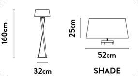 Lampadar/Lampa de podea design elegant Belle