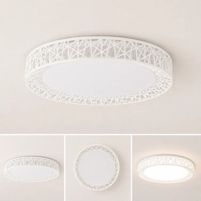 Plafoniera LED Erste Adaline 48W 50cm, Design Circular Modern, Temperatură Culoare 3000K-6000K 3CCT, Iluminat Eficient Alb Mat, Corp Lumini Interior