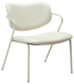 Fotoliu crem din imitație de piele Zed – DAN-FORM Denmark