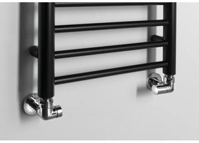 Radiator de baie Sapho DINA, 477 W, 40 x 156 cm, negru mat