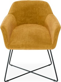 Scaun lemn masiv SCARLET cu bază fixă, 62 × 83 × 61 cm